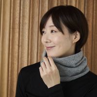 【新聞掲載商品】el alto/カシミヤ100%リブスヌード